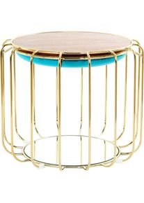 Kayoom , Beistelltisch »Pouf Comfortable 110, abnehmbares und wendbares Oberteil« 1 Stk. tlg. praktisch umzuwandeln in Tisch oder Hocker, mit...