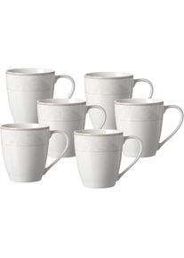 Ritzenhoff & Breker Ritzenhoff & Breker , Becher »Isabella« mit extravagantem Dekor, 6-teilig , beige