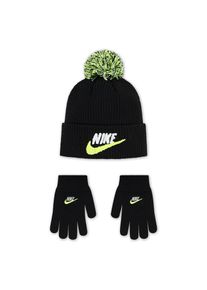 Nike Sportswear , Kinder , Beanie »und Handschuhe Set NAN CLUB CHENILLE PEAK BEANIE«, 2 Stk. für Kinder , BLACK , Mütze und Handschuh Set von NIKE