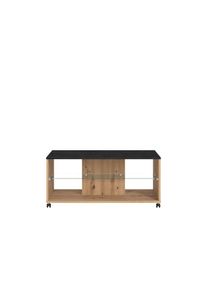 Home Affaire , Couchtisch »Norte CT« mit Rollen , Carbon + Artisan Eiche + Carbon