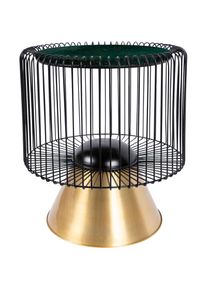 Kayoom , Beistelltisch »Malibu 125, Runde Platte aus original Marmor, pflegeleicht« 1 Stk. tlg. ø-Marmorplatte: ca. 40 cm, angesagtes Metalldesign,...