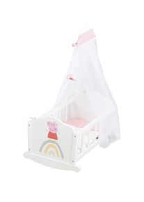 Roba , Puppenwiege »Peppa Pig« , weiß