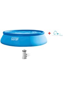 Intex , Rundpool »GN »EasyPool« 396x84 cm« inkl. hochwertigem Pool-Reinigungsset , blau , Ø/B/H/L: Breite 396 cm x Höhe 84 cm x Länge