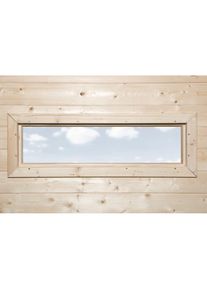 Weka , Fenster BxTxH: 125x5,9x40 cm , natur