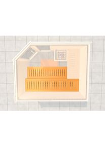 Weka , Saunabank »1« BxT: 57x180 cm , natur