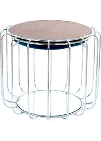 Kayoom , Beistelltisch »Pouf Comfortable 110, abnehmbares und wendbares Oberteil« 1 Stk. tlg. praktisch umzuwandeln in Tisch oder Hocker, mit...
