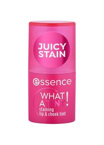 Essence , Jugendliche , Rouge »WHAT A TINT! staining lip & cheek tint« 3-tlg., glänzend, Balsam, leichte Deckkraft, alle Hauttypen , Raspberry...