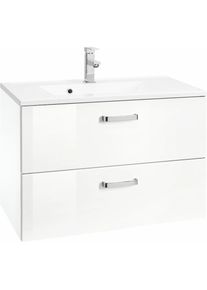 Welltime , Waschtisch »Ravenna« , weiß/weiß + weiß