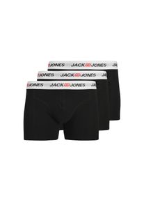 Jack & Jones Jack & Jones , Trunk »JACCORP OLD LOGO TRUNKS 3 PACK«, 3 Stk. , Black Pack:Black - Black , 3 Stk. , S -3 Stk. , S , Elastische Boxershorts von Jack...