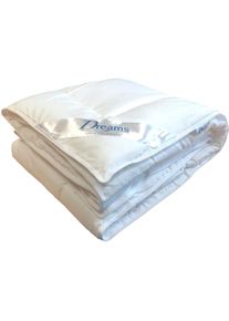 Dreams , Microfaserbettdecke »Ornament« leicht 1 Stk. tlg. besonders weich und flauschig, Bezug mit Ornament-Design Prägung , weiß , Bezug: 100%...