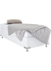 Westfalia Schlafkomfort , Boxspringbett »Holland« ohne Kopfteil, frei im Raum stellbar , weiß