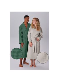 my home , -Bademantel &raquo;Inga, Waffelpiqu&eacute;, leicht, ideal f&uuml;r Sauna & Spa, Hotelbademantel&laquo; 1 Stk. kleines Packma&szlig;, Taschen, Damen & Herren, S-3XL,...