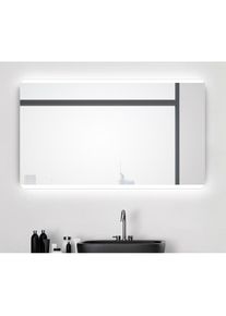 Talos , Badspiegel »Chic« 120 x 70 cm, Design Lichtspiegel , silberfarben