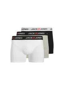Jack & Jones Jack & Jones , Trunk »JACCORP OLD LOGO TRUNKS 3 PACK«, 3 Stk. , Light Grey Melange Pack:White - Black , 3 Stk. , XL -3 Stk. , XL , Elastische...