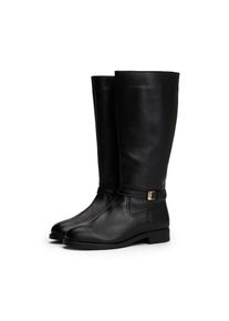 Tommy Hilfiger , Stiefel »TH BUCKLE RIDING LTHR LONG BOOT« , Blockabsatz, Langschaftstiefel, Businessstiefel mit Zierschnalle , schwarz , 42 , 42 ,...