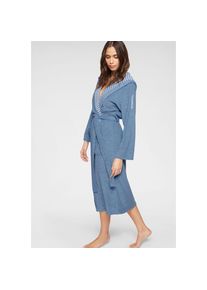 Kangaroos , Damenbademantel »Dalia, ideal für Sauna & Spa, Standardlänge & Überlänge«, 1 Stk. Uni-Farben mit Streifen, Taschen, leicht, XS-3XL,...