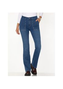 Classic Basics , Damen , Bequeme Jeans , blue-stone-washed , Kurzgrößen , 23 -Kurzgrößen , 23 , weicher Denim