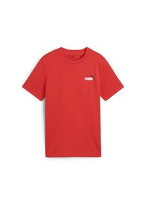 Puma , Jugendliche , T-Shirt »ESS 2 COLOR SMALL NO. 1 LOGO TEE B«, für Kinder, 100% Baumwolle , Red Fire , 128 , 128 , Regular Fit