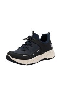 RIEKER Sport , Slip-On Sneaker Schlupfschuh, Freizeitsneaker, Halbschuh mit gepolstertem Schaftrand , nachtblau-schwarz , 40 , 40 , Trendy Sneaker...