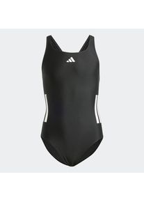 adidas Performance , Kinder , Badeanzug »3S BLD SWIMSUIT«, 1 Stk. , Black / White , N-Gr , 92 -N-Gr , 92 , Dieser chlorresistente Badeanzug ist...