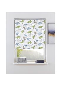 OTTO home , Rollo »DINO« verdunkelnd Blendschutz Sichtschutz Verdunkelung ohne Bohren freihängend Fixmaß, Klemmfix, DINO, Kinderrollo -NEUHEIT!...