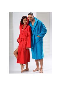 Kangaroos , -Bademantel »Cassidy, für Damen & Herren, Standardlänge & Überlänge«, 1 Stk. mit Taschen, Männer und Frauen, Baumwolle, Reise, Hotel,...