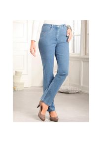 Classic Basics , Damen , Bequeme Jeans , blue-bleached , Normalgrößen , 56 -Normalgrößen , 56 , Baumwolle, Polyester, Elasthan