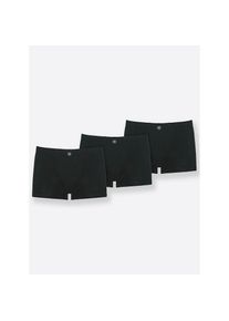 Bugatti , Damen , Panty , 3 stück schwarz , 3 Stk. , 7 -3 Stk. , 7 , Single-Jersey