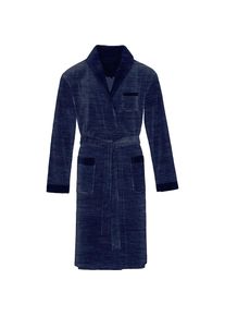 Vossen, Herren, Bademantel &raquo;Alberto, ideal f&uuml;r Sauna & Spa, Hotelbademantel, Morgenmantel&laquo; 1 Stk. mit extravagantem Tricolour Design, blue, blue, 
