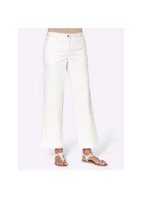 Inspirationen , Damen , 7/8-Jeans , weiß , Normalgrößen , 50 -Normalgrößen , 50 , mit 96% Baumwolle