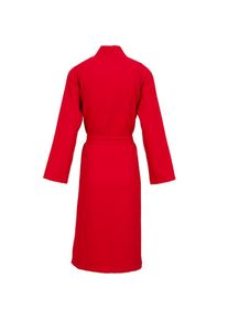 Carl Ross, Damen, Unisex-Bademantel &raquo;25100&laquo; 1 Stk. Waffelpique, intense red, intense red, Kimono-Kragen