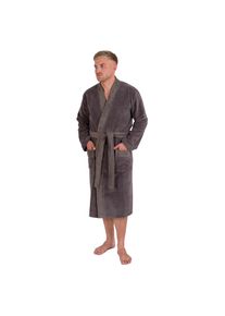 WEWO-Fashion Wewo fashion, Herren, Herrenbademantel &raquo;1022, ideal f&uuml;r Sauna & Spa, Hotelbademantel, Morgenmantel&laquo; 1 Stk. besonders kuschelig, brown, brown, 