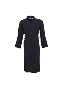 Carl Ross, Damen, Unisex-Bademantel &raquo;25100&laquo; 1 Stk. Waffelpique, night blue, night blue, Kimono-Kragen