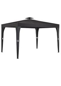 Deuba Polyrattan Pavillon Anthrazit 3x4m