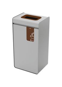 Durable Verzamelaar voor kringloopmateriaal DURASORT 55 l, h x b x d 830 x 420 x 330 mm, bio, bruin
