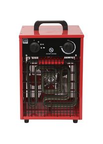 Industri&euml;le ventilatorkachel, 5000 W, l x b x h 250 x 250 x 410 mm