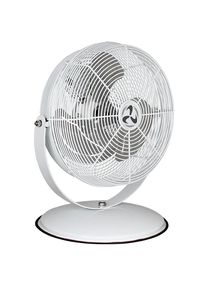 Tafel-/bovenbouwventilator IP44, h x b x d = 495 x 485 x 485 mm, wit