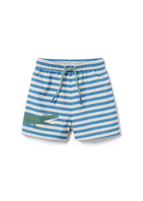 Tchibo - Kinder-Boardshorts - Gr. 110/116 - beige/gestreift