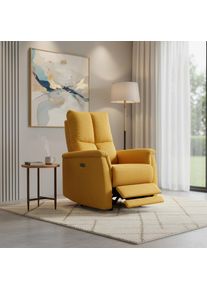 Signal Relaxačn&eacute; kreslo NEPTUN VELVET | curry