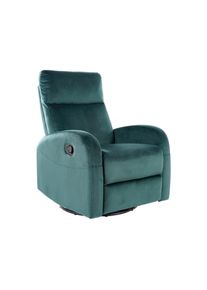 Signal Relaxačn&eacute; kreslo OLIMP Velvet Farba: Zelen&aacute; / Bluvel 78