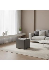 Signal Taburetka LORI VELVET | siv&aacute;