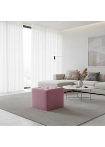 Signal Taburetka LORI VELVET | ružov&aacute;