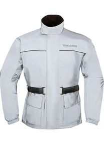 Modeka Silver, rain jacket , color: Silver , size: L