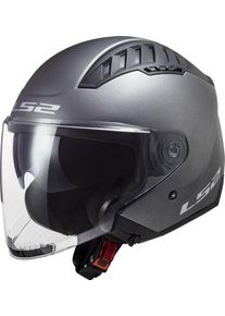 LS2 OF600 Copter II Solid, open face helmet , color: Matt-Grey , size: XS