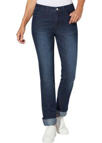 Dames Jeans met fonkelende siersteentjes dark-blue Maat 22