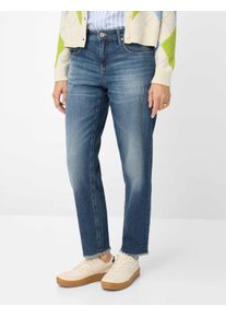 Brax Dames Style MILEY S USED MID BLUE, denim blauw,