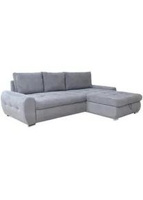 Livetastic Eckschlafsofa , Hellgrau , Textil , Füllung: Schaumstoff , 277x175 cm , Made in Eu , Schlafen auf Sitzhöhe, Rücken echt, Armlehnen seitenverkehrt montierbar , Wohnzimmer, Sofas & Couches, Schlafsofas, Sonstige Schlafsofas