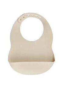 Jimmylee Lätzchen , Beige , Kunststoff , Uni , 21x31x3 cm , Lfgb , Auffangschale , Babykleidung, Lätzchen