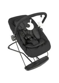 My Baby Lou Schaukelwippe , Schwarz , Textil , 45x48-58x66 cm , SGS-geprüft, EN 71 , Bezug abnehmbar, Sicherheitsgurt, zusammenklappbar , Babymöbel & Kindermöbel, Babyzimmer, Babywippen & Babyschaukeln
