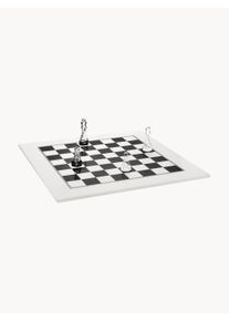 iPlex Ręcznie wykonana szachownica Kasparov, 33 elem. Biały S 40 cm, W 3 cm, G 40 cm